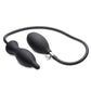 Master Series Dark Inflator Inflatable Silicone Anal Plug - Black - SEXYEONE