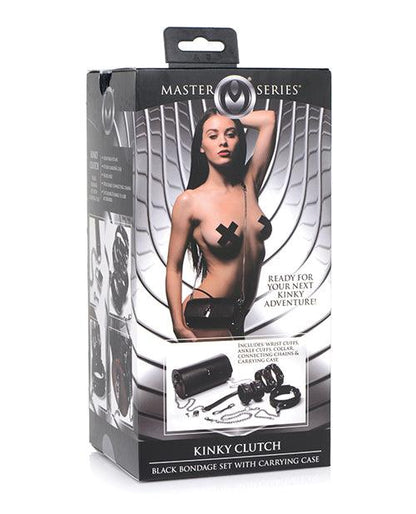 Master Series Kinky Clutch Black Bondage Set W-carrying Case - SEXYEONE