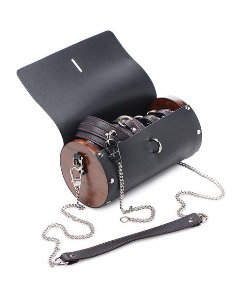 image of product,Master Series Kinky Clutch Black Bondage Set W-carrying Case - SEXYEONE
