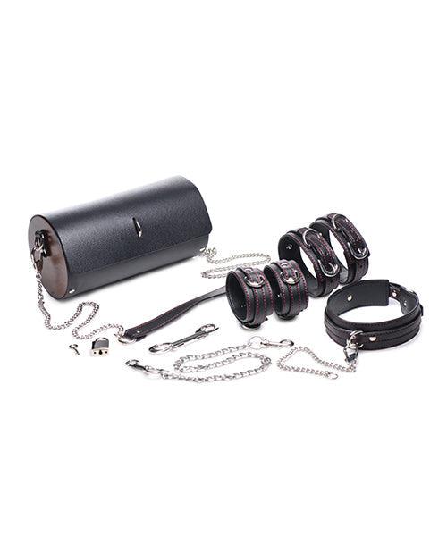 image of product,Master Series Kinky Clutch Black Bondage Set W-carrying Case - SEXYEONE