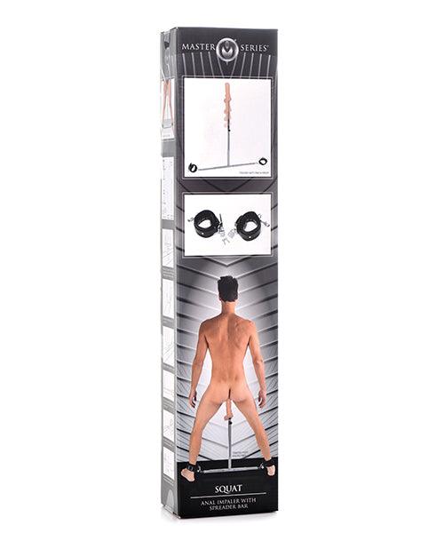 product image, Master Series Squat Anal Impaler W-spreader Bar & Cuffs - SEXYEONE