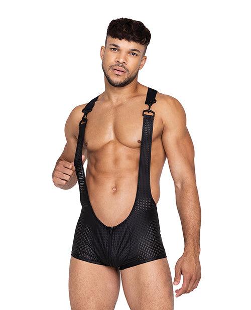 product image, Master Singlet W/hook & Ring Closure & Contoured Zipper Pouch Black - SEXYEONE