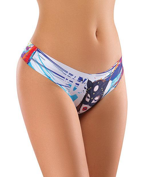 product image, Mememe Cabal Freya Printed Thong - SEXYEONE