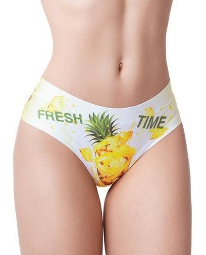 Mememe Fresh Summer Pineapple Printed Slip - SEXYEONE