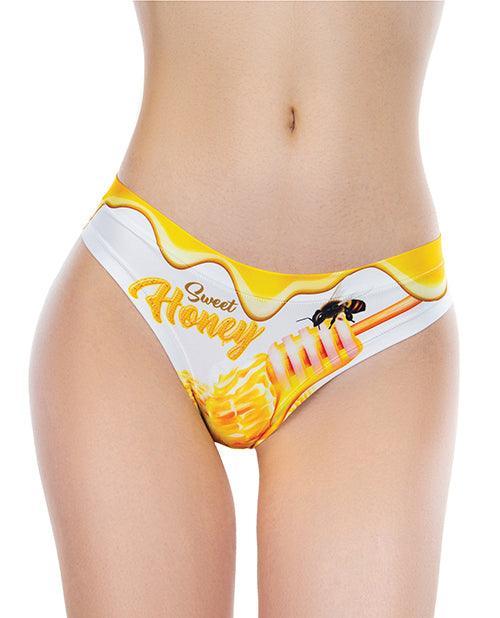 product image, Mememe Sweet Me Honey Printed Slip - SEXYEONE