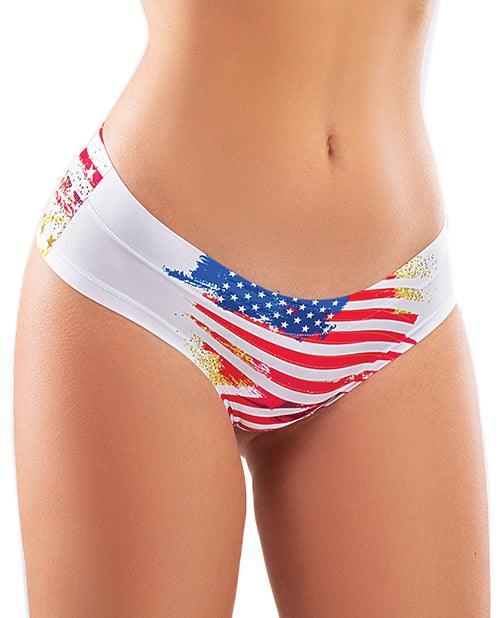 product image, Mememe Usa Aged Printed Thong - SEXYEONE