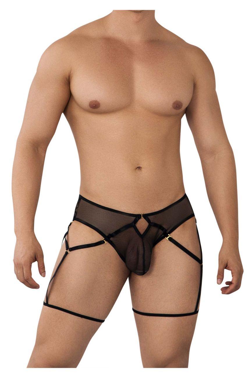 image of product,Mesh Garter Briefs - {{ SEXYEONE }}
