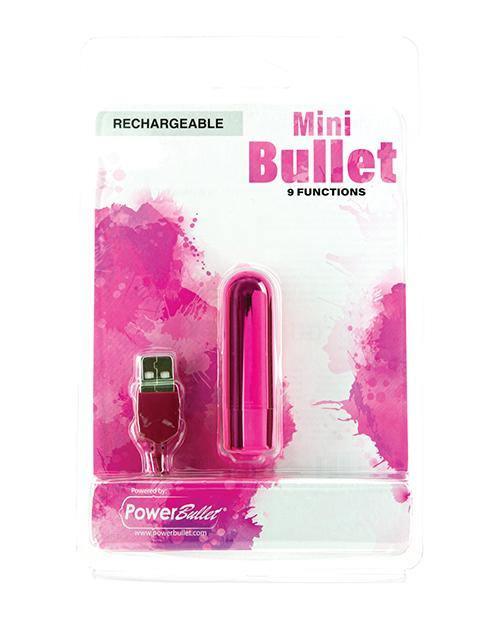 image of product,Mini Bullet Rechargeable Bullet - 9 Functions - SEXYEONE 
