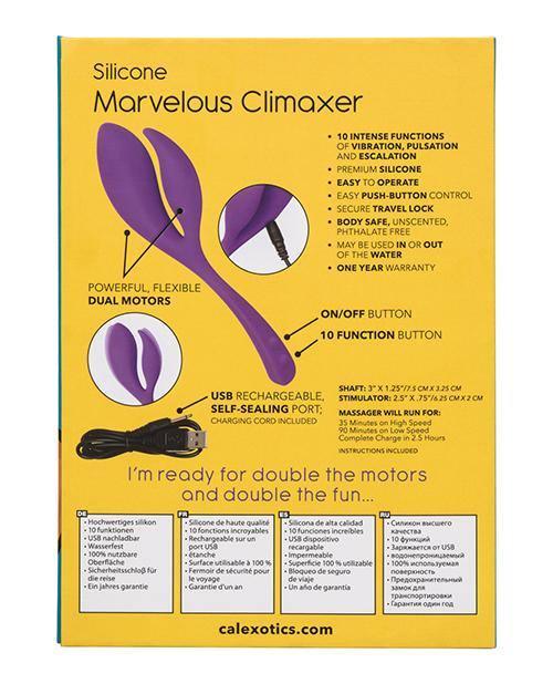 Mini Marvels Silicone Marvelous Climaxer - Purple - SEXYEONE 