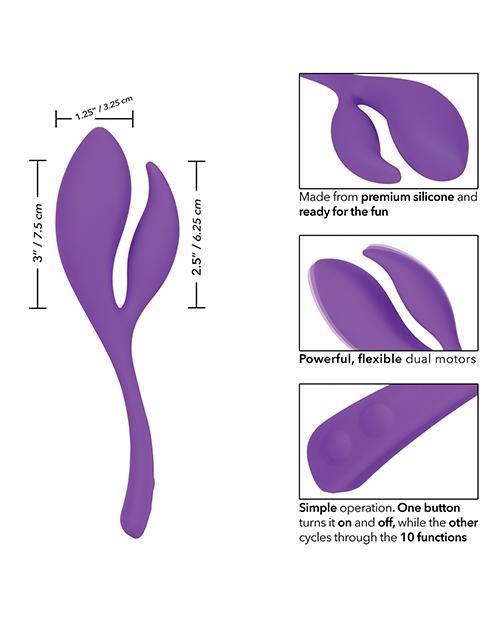 image of product,Mini Marvels Silicone Marvelous Climaxer - Purple - SEXYEONE 