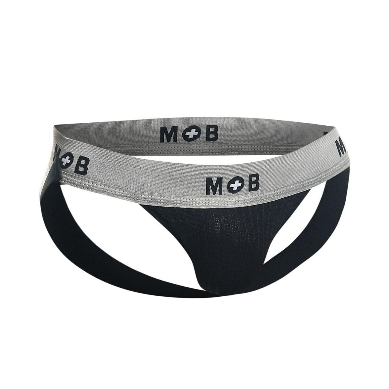image of product,MOB Classic Fetish Jock 3 Inches Jockstrap - {{ SEXYEONE }}