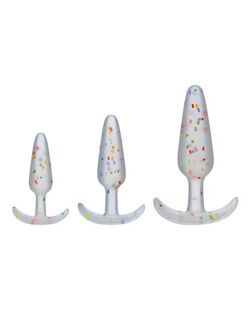 image of product,Mood Pride Anal Trainer Set - Multi Colored Set Of 3 - {{ SEXYEONE }}
