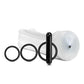 Mstr B8 Vibrating Stroker Pack Hand Cuff - Kit Of 5 Clear - SEXYEONE