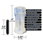 Mstr B8 Vibrating Stroker Pack Hand Cuff - Kit Of 5 Clear - SEXYEONE