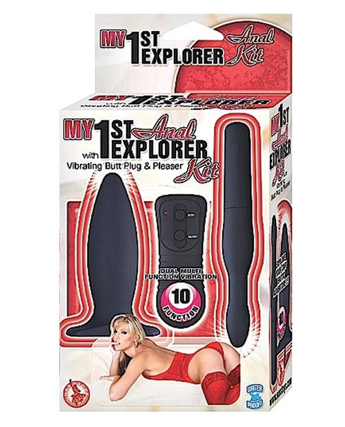 image of product,My 1st Anal Explorer Kit Vibrating Butt Plug And Please - {{ SEXYEONE }}