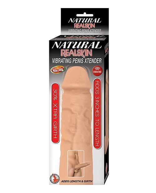 image of product,Natural Realskin Vibrating Penis Xtender - - SEXYEONE 