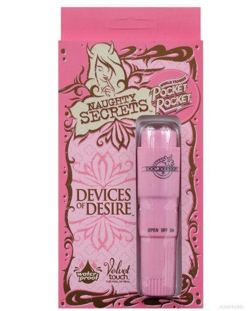 product image, Naughty Secrets Devices Of Desire Pocket Rocket - Pink - SEXYEONE 