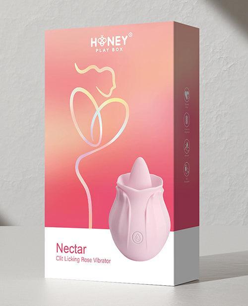 product image,Nectar Clit Licking Rose Vibrator - Pink - SEXYEONE
