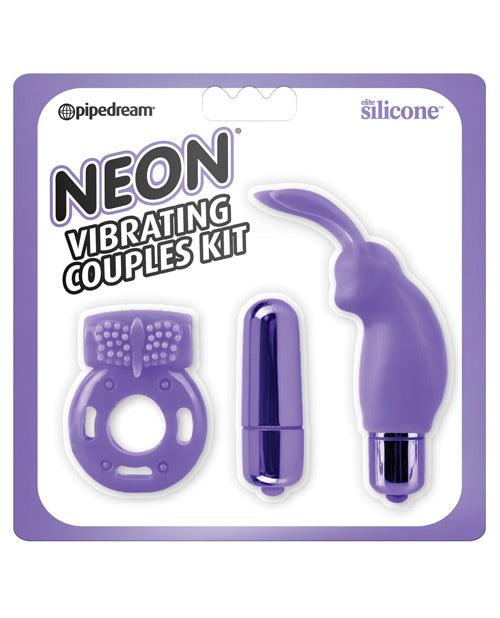 image of product,Neon Luv Touch Vibrating Couples Kit - {{ SEXYEONE }}