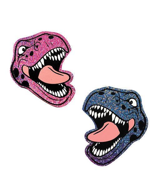 Neva Nude Black Light Dinosaur Pasties - O/s - {{ SEXYEONE }}