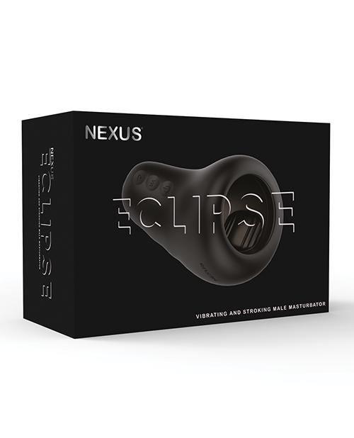 Nexus Eclipse Vibrating & Stroking Masturbator - Black