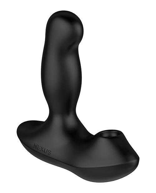 image of product,Nexus Revo Air Rotating Prostate Massager W-suction - Black - {{ SEXYEONE }}