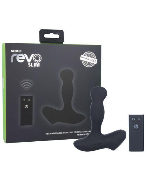 product image, Nexus Revo Slim Rotating Prostate Massager - Black - SEXYEONE 