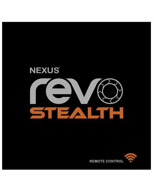 image of product,Nexus Revo Stealth Remote Control Rotating Prostate Massager - Black - {{ SEXYEONE }}