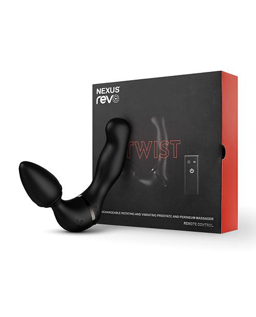 product image, Nexus Revo Twist Rotating & Vibrating Massager - Black - {{ SEXYEONE }}