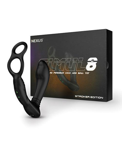 product image, Nexus Stimul8 Dual Anal & Perineum Cock & Ball - Black - {{ SEXYEONE }}