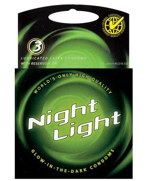 product image, Night Light Glow In The Dark Condom - Box Of 3 - SEXYEONE 