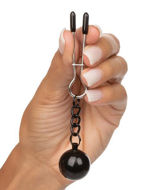 Nipple Grips Weighted Tweezer Nipple Clamps  -silver - SEXYEONE 