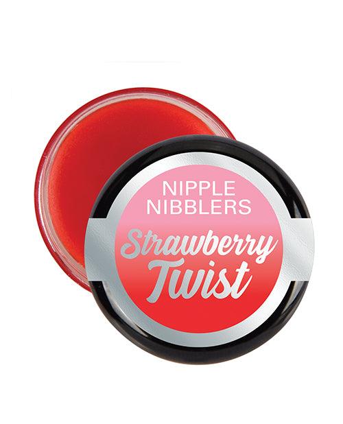 image of product,Nipple Nibbler Cool Tingle Balm - 3 G Strawberry Twist - SEXYEONE