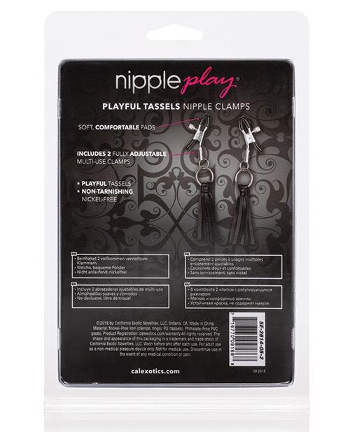 product image,Nipple Play Playful Tassels Nipple Clamps - {{ SEXYEONE }}