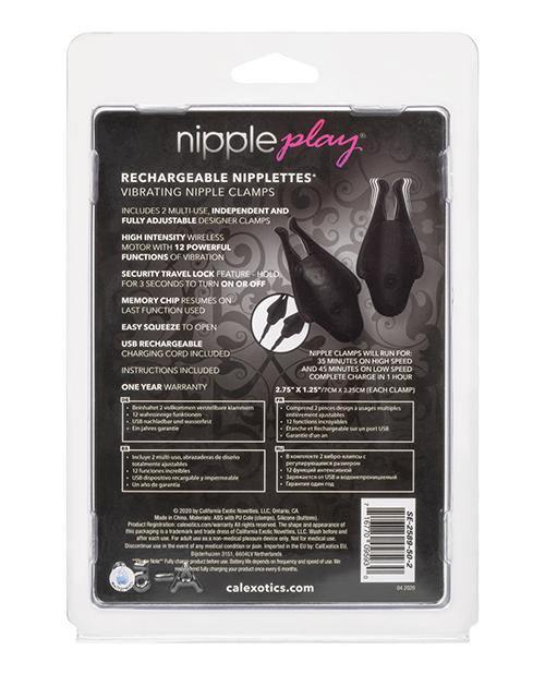 Nipple Play Rechargeable Nipplettes - SEXYEONE 
