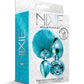 Nixie Metal Butt Plug Set W/jewel Inlaid & Pom Pom - {{ SEXYEONE }}