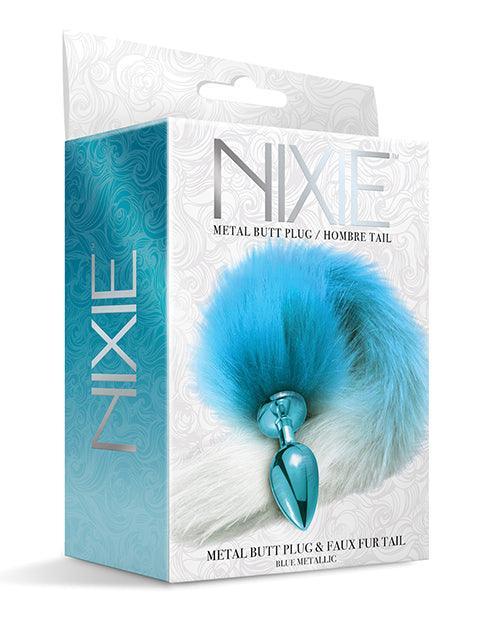 product image, Nixie Metal Butt Plug W/faux Fur Tail - SEXYEONE