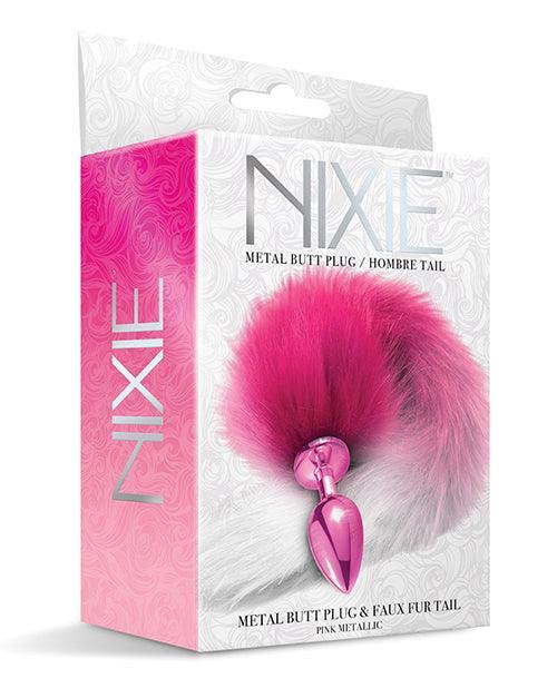 Nixie Metal Butt Plug W/faux Fur Tail - SEXYEONE