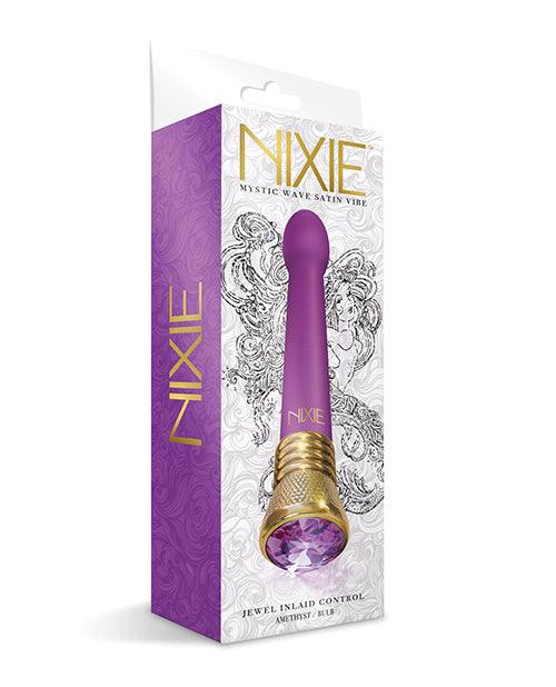 product image, Nixie Mystic Wave Satin Bulb Vibe - 10 Function Amethyst - {{ SEXYEONE }}