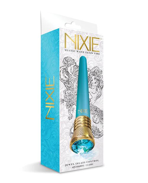 product image, Nixie Mystic Wave Satin Classic Vibe - 10 Function Aquamarine - {{ SEXYEONE }}