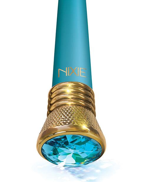 image of product,Nixie Mystic Wave Satin Classic Vibe - 10 Function Aquamarine - {{ SEXYEONE }}