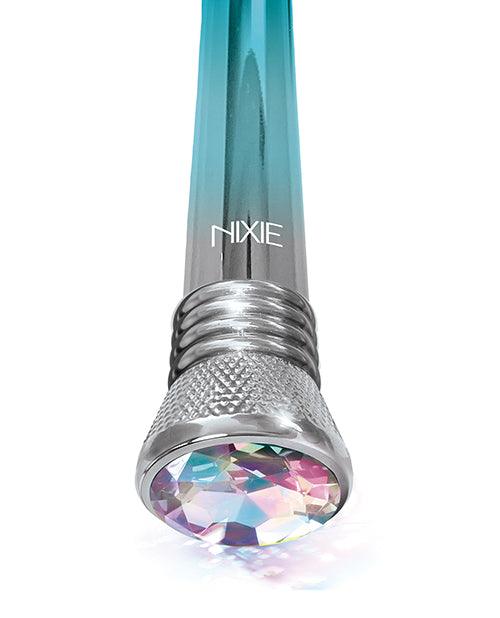 image of product,Nixie Waterproof Bulb Vibe  - 10 Function Blue Ombre Glow - {{ SEXYEONE }}