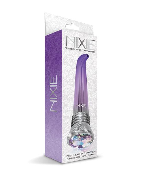 product image, Nixie Waterproof G-spot Vibe  - 10 Function Purple Ombre Glow - {{ SEXYEONE }}