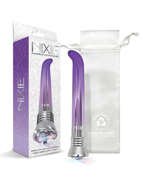 Nixie Waterproof G-spot Vibe  - 10 Function Purple Ombre Glow - {{ SEXYEONE }}