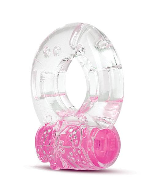 image of product,No Eta Blush Play With Me Arouser Vibrating C Ring - Pink - {{ SEXYEONE }}
