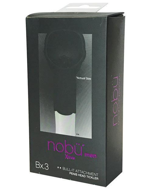 image of product,Nobu Bull-it Head Tickler Attachment - Black - SEXYEONE 