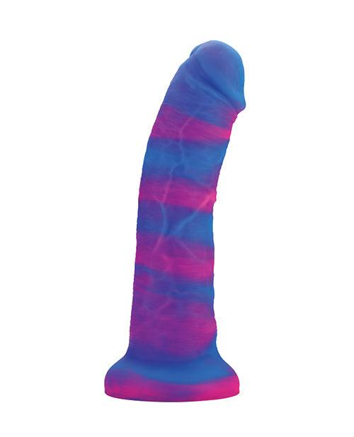 product image, Nobu Rainbow 8" Dildo W/suction Cup - Cosmic - SEXYEONE