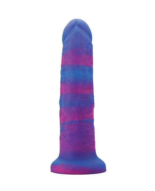 product image,Nobu Rainbow 8" Dildo W/suction Cup - Cosmic - SEXYEONE