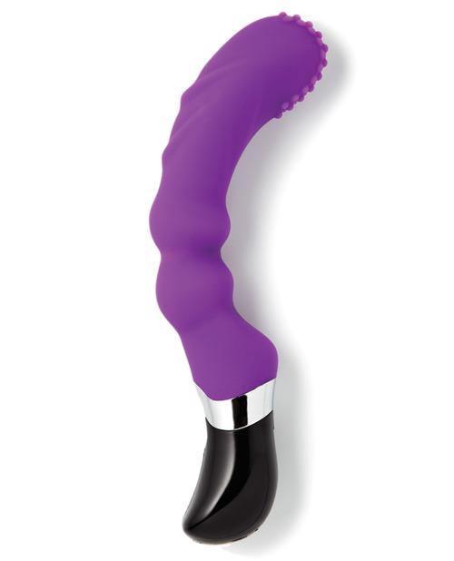 Nu Sensuelle G Unique Rolling Ball Rechargeable Massager - Purple - SEXYEONE 