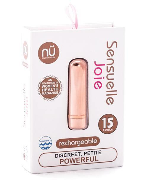 product image, Nu Sensuelle Joie Bullet In Gift Box - 15 Function Rose Gold - SEXYEONE 